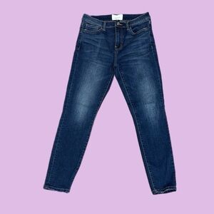 Current/Elliot Women’s Mid-Rise Skinny Jeans Medium Dark Blue Sz 27